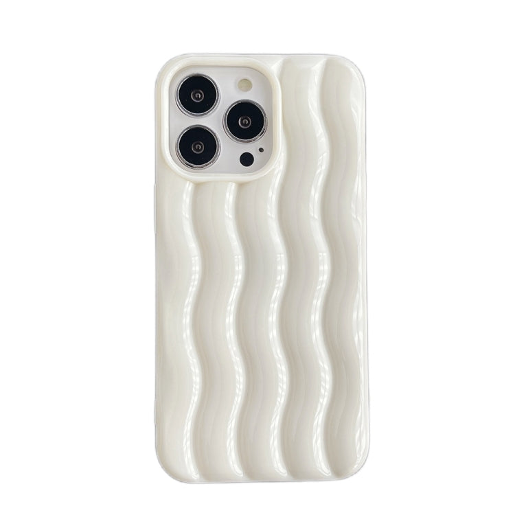 Varnishing 3D Water Wave Texture Phone Case, For iPhone 13 Pro Max, For iPhone 13 Pro, For iPhone 13, For iPhone 12 Pro Max