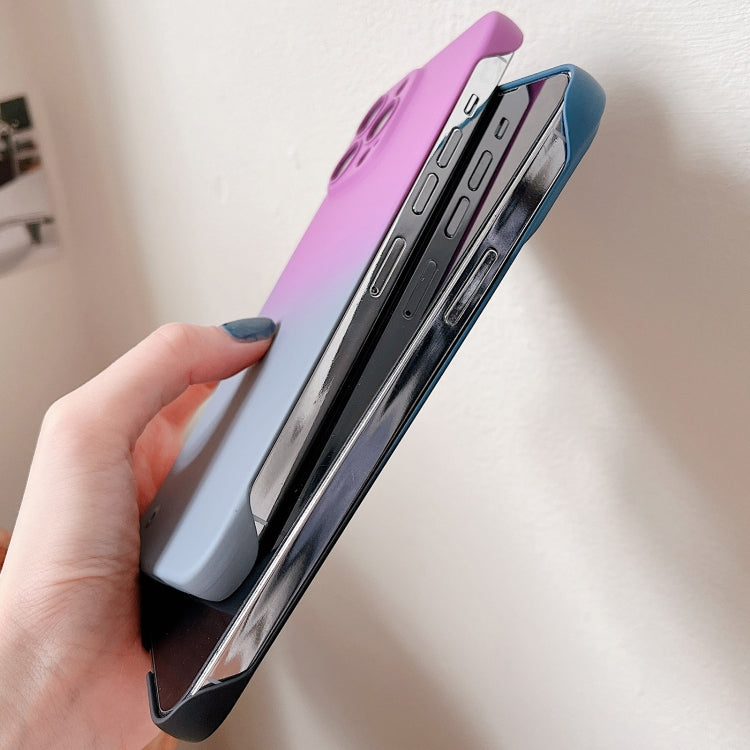 Frameless Skin Feel Gradient Phone Case, For iPhone 12 Pro, For iPhone 12, For iPhone 11 Pro Max, For iPhone 11