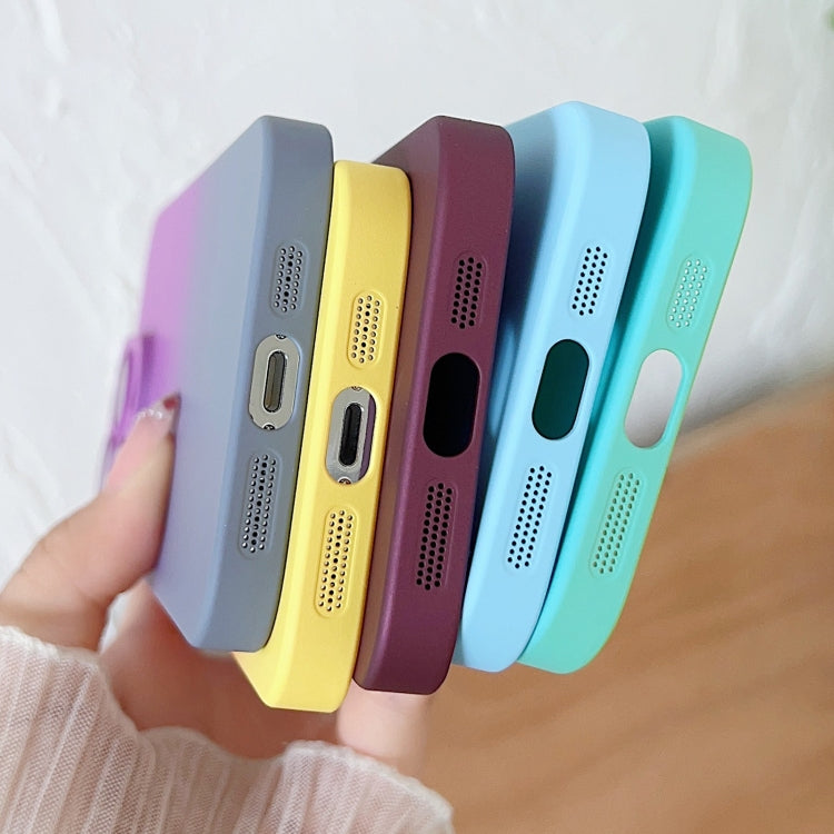 Skin Feel Gradient Phone Case, For iPhone 14 Plus, For iPhone 13 Pro, For iPhone 13, For iPhone 12 Pro Max