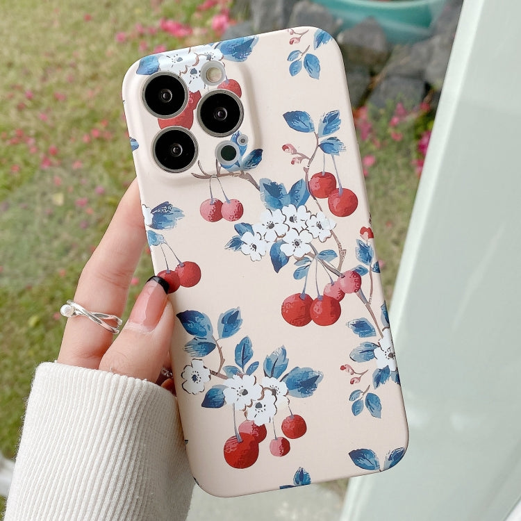 Water Sticker Flower Pattern PC Phone Case, For iPhone 13 Pro Max, For iPhone 13 Pro