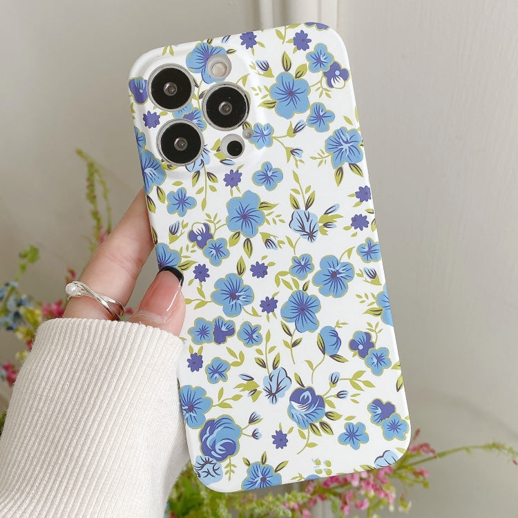 Water Sticker Flower Pattern PC Phone Case, For iPhone 12, For iPhone 12 mini