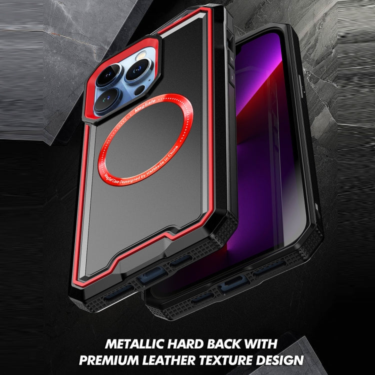 Armour Two-color MagSafe Magnetic TPU + PC Phone Case