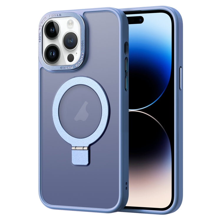 Skin Feel MagSafe Magnetic Holder Phone Case, For iPhone 14 Pro Max, For iPhone 14 Pro, For iPhone 14, For iPhone 14 Plus