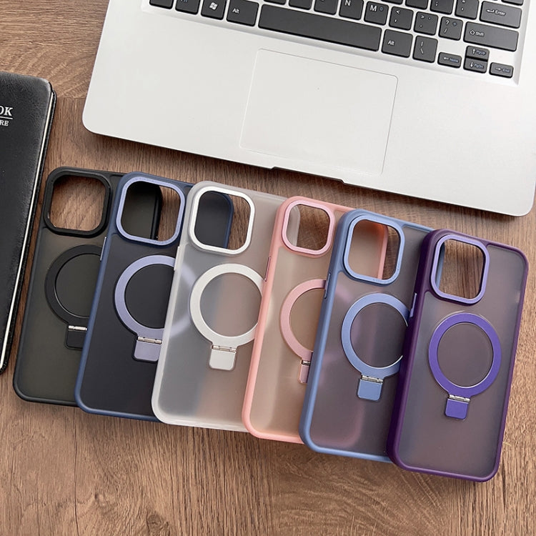 Skin Feel MagSafe Magnetic Holder Phone Case, For iPhone 14 Pro Max, For iPhone 14 Pro, For iPhone 14, For iPhone 14 Plus
