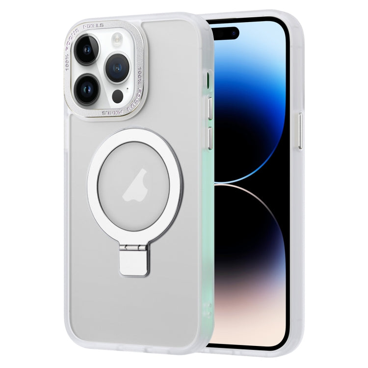 Skin Feel MagSafe Magnetic Holder Phone Case, For iPhone 14 Pro Max, For iPhone 14 Pro, For iPhone 14, For iPhone 14 Plus