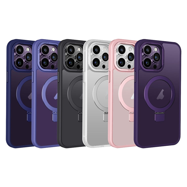 Skin Feel MagSafe Magnetic Holder Phone Case, For iPhone 13 Pro Max, For iPhone 13 Pro, For iPhone 13, For iPhone 12 Pro Max