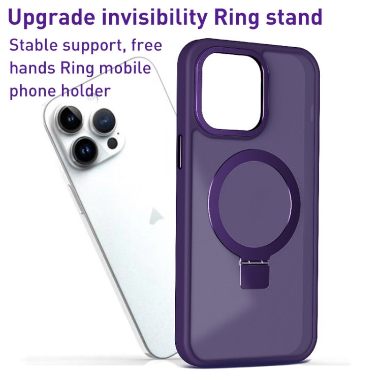 Skin Feel MagSafe Magnetic Holder Phone Case, For iPhone 13 Pro Max, For iPhone 13 Pro, For iPhone 13, For iPhone 12 Pro Max