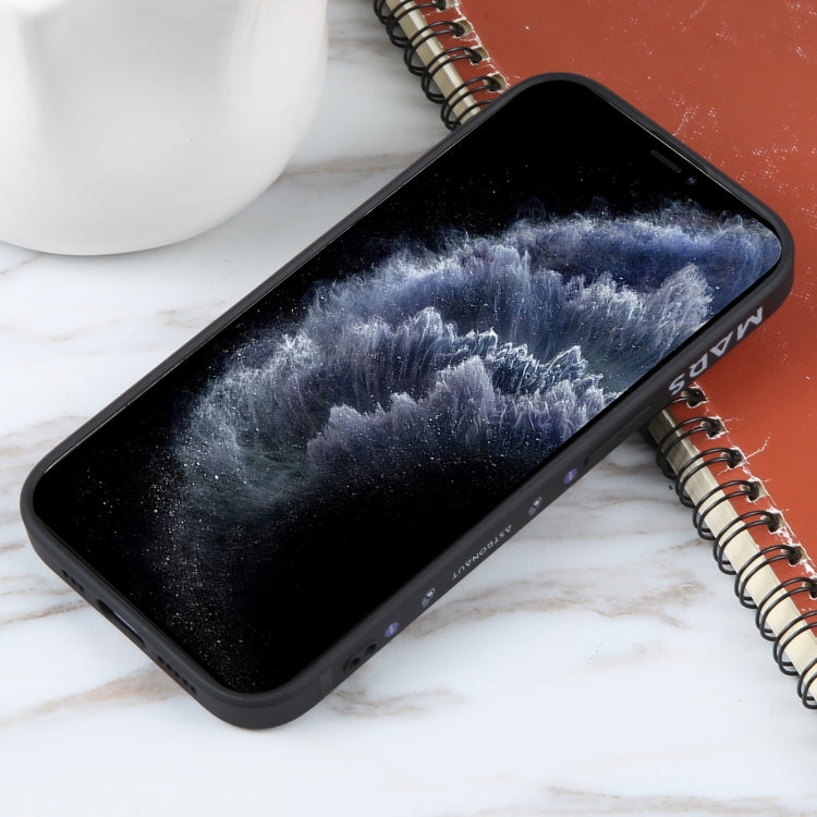 Astronaut Pattern Silicone Straight Edge Phone Case, For iPhone 11 Pro Max, For iPhone X / XS, For iPhone XS Max
