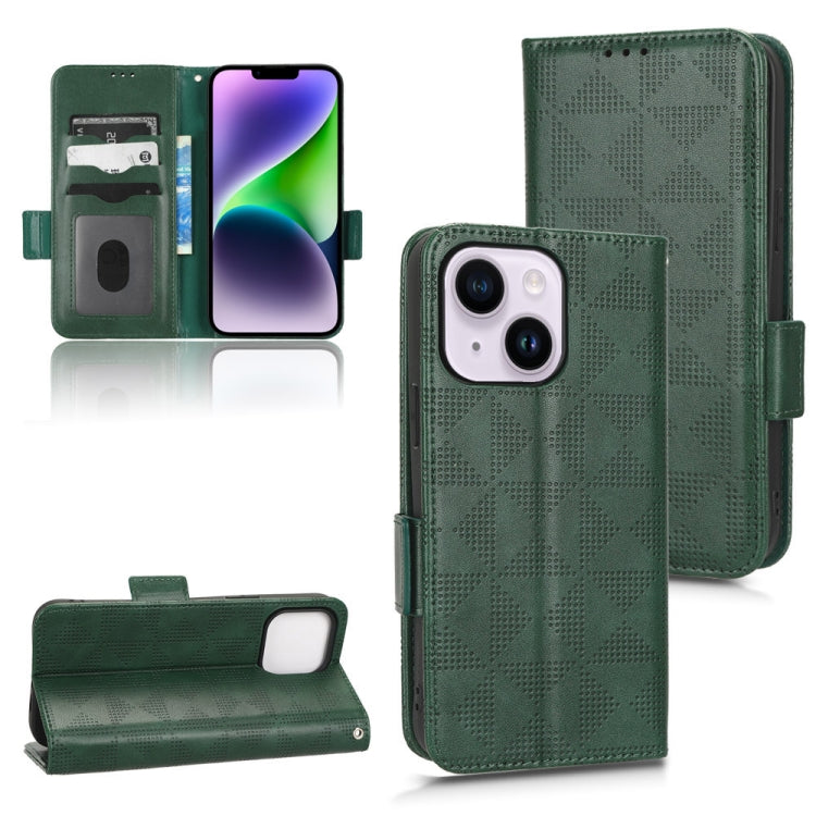 Symmetrical Triangle Leather Phone Case, For iPhone 14 Pro Max, For iPhone 14 Pro, For iPhone 14, For iPhone 14 Plus