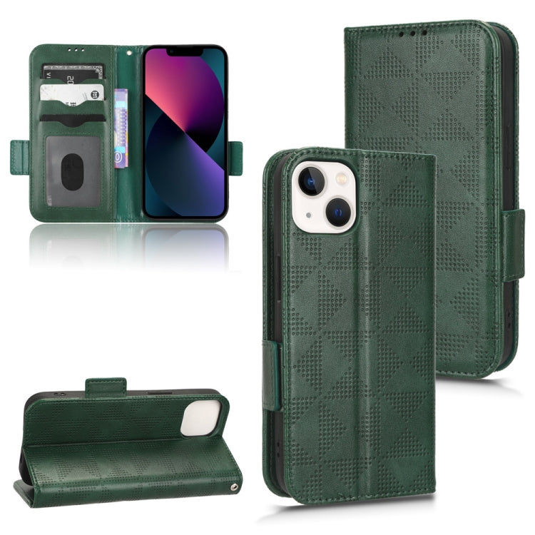 Symmetrical Triangle Leather Phone Case, For iPhone 13 Pro Max, For iPhone 13 Pro, For iPhone 13, For iPhone 13 mini