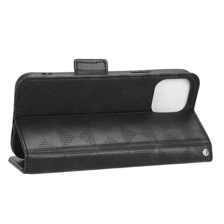 Symmetrical Triangle Leather Phone Case, For iPhone 12 Pro Max, For iPhone 12 / 12 Pro, For iPhone 12 mini, For iPhone 11 Pro Max