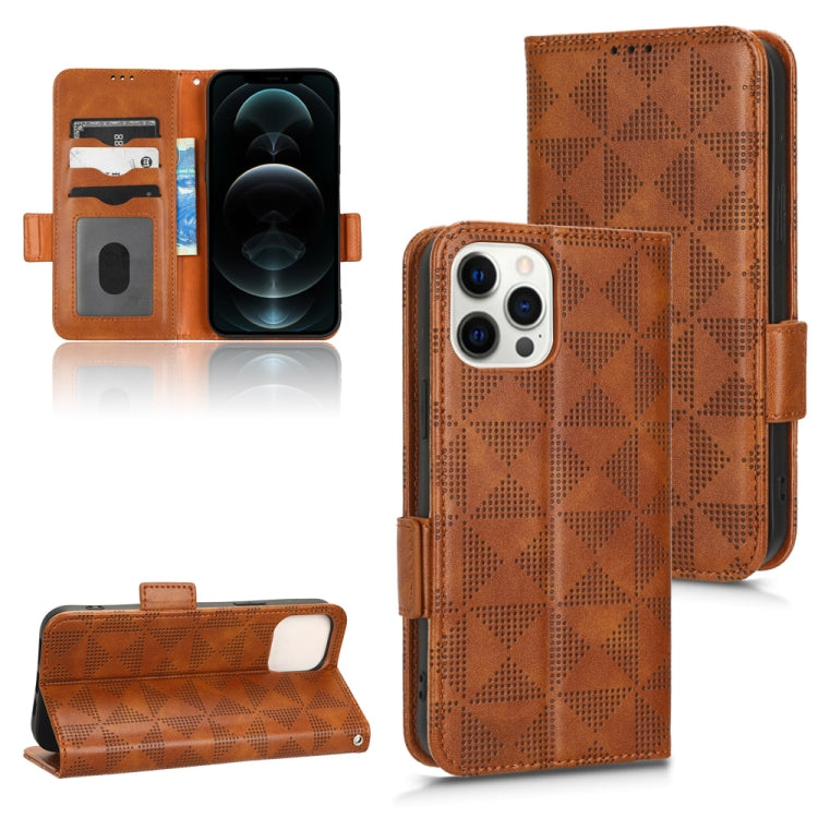 Symmetrical Triangle Leather Phone Case, For iPhone 12 Pro Max, For iPhone 12 / 12 Pro, For iPhone 12 mini, For iPhone 11 Pro Max