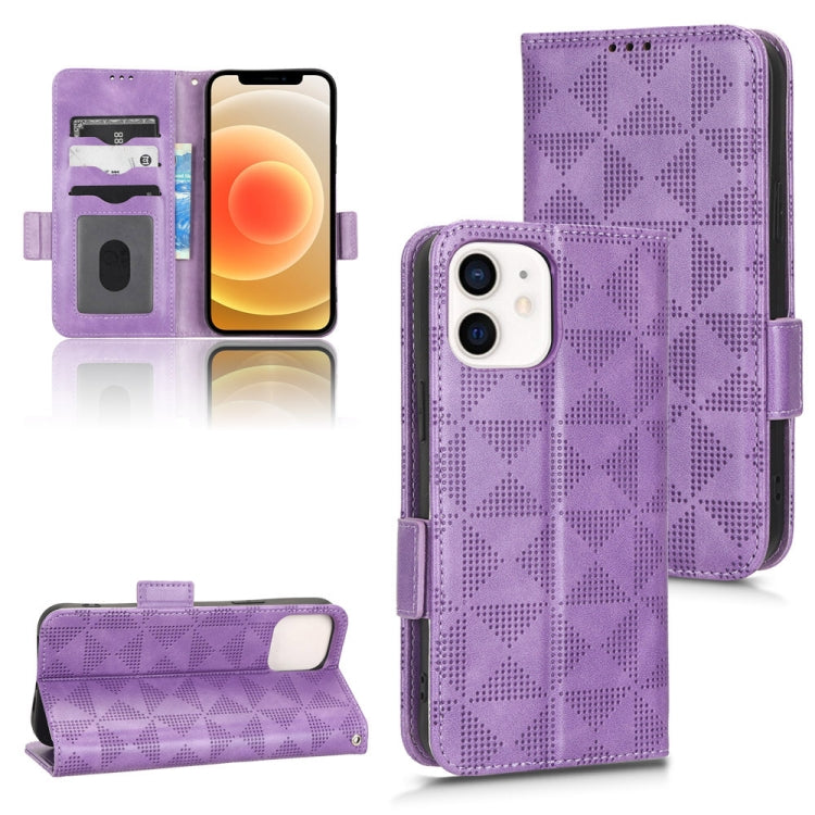 Symmetrical Triangle Leather Phone Case, For iPhone 12 Pro Max, For iPhone 12 / 12 Pro, For iPhone 12 mini, For iPhone 11 Pro Max