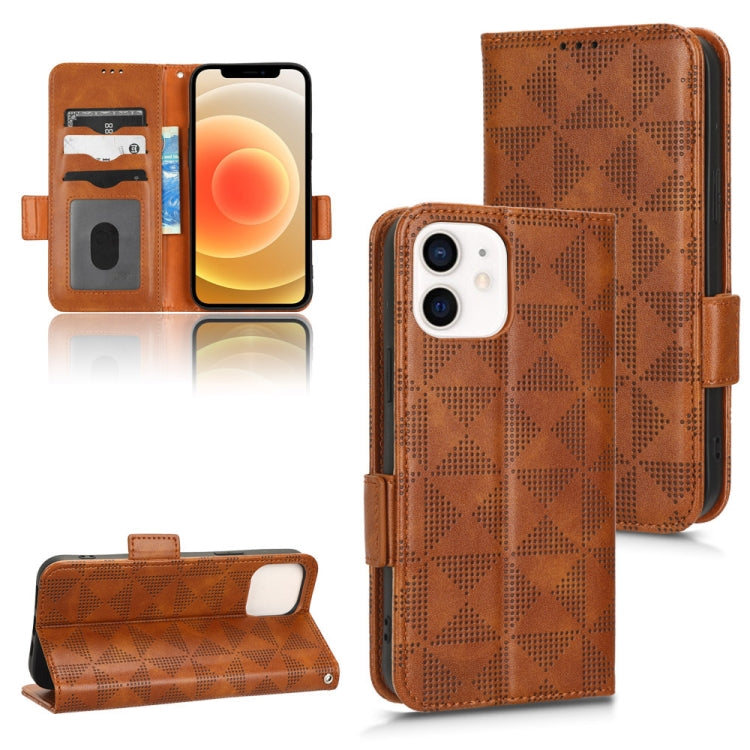 Symmetrical Triangle Leather Phone Case, For iPhone 12 Pro Max, For iPhone 12 / 12 Pro, For iPhone 12 mini, For iPhone 11 Pro Max