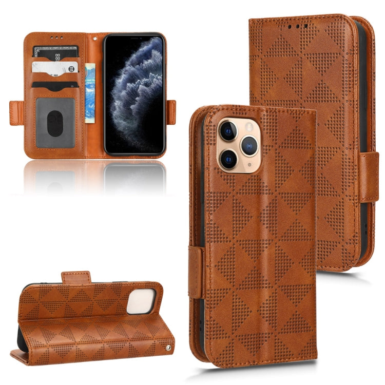 Symmetrical Triangle Leather Phone Case, For iPhone 12 Pro Max, For iPhone 12 / 12 Pro, For iPhone 12 mini, For iPhone 11 Pro Max
