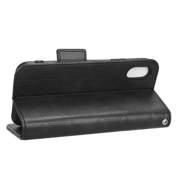 Symmetrical Triangle Leather Phone Case, For iPhone XR, For iPhone 8 Plus / 7 Plus, For iPhone SE 2022 / SE 2020 / 8 / 7