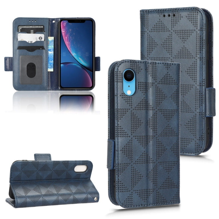 Symmetrical Triangle Leather Phone Case, For iPhone XR, For iPhone 8 Plus / 7 Plus, For iPhone SE 2022 / SE 2020 / 8 / 7