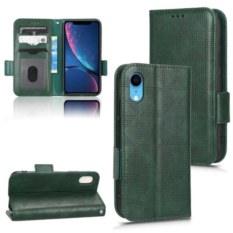 Symmetrical Triangle Leather Phone Case, For iPhone XR, For iPhone 8 Plus / 7 Plus, For iPhone SE 2022 / SE 2020 / 8 / 7