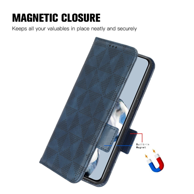Symmetrical Triangle Leather Phone Case, For iPhone XR, For iPhone 8 Plus / 7 Plus, For iPhone SE 2022 / SE 2020 / 8 / 7