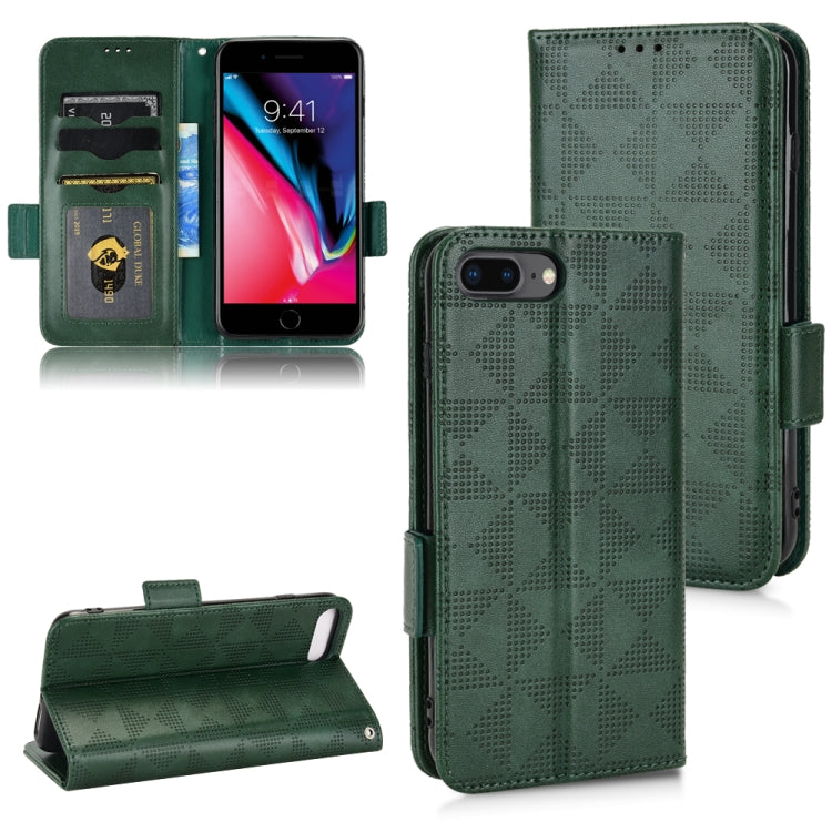 Symmetrical Triangle Leather Phone Case, For iPhone XR, For iPhone 8 Plus / 7 Plus, For iPhone SE 2022 / SE 2020 / 8 / 7