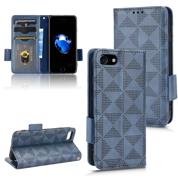 Symmetrical Triangle Leather Phone Case, For iPhone XR, For iPhone 8 Plus / 7 Plus, For iPhone SE 2022 / SE 2020 / 8 / 7
