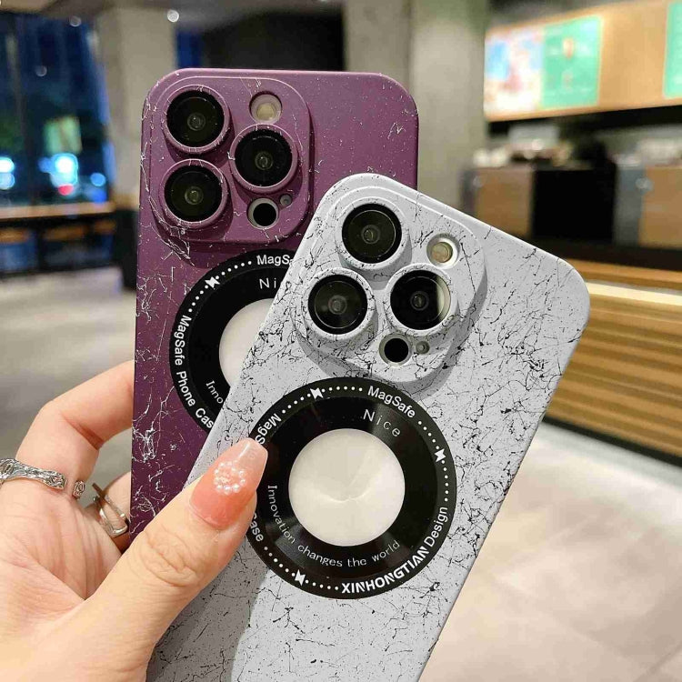 Marble Pattern MagSafe PC Phone Case, For iPhone 14 Pro Max, For iPhone 14 Pro, For iPhone 14, For iPhone 14 Plus