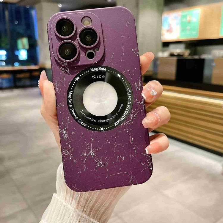 Marble Pattern MagSafe PC Phone Case, For iPhone 14 Pro Max, For iPhone 14 Pro, For iPhone 14, For iPhone 14 Plus