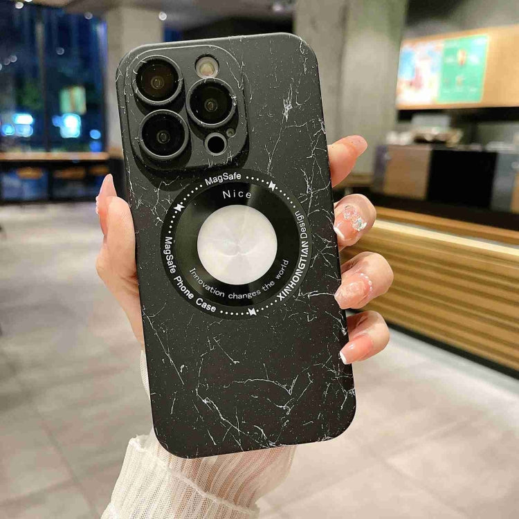 Marble Pattern MagSafe PC Phone Case, For iPhone 14 Pro Max, For iPhone 14 Pro, For iPhone 14, For iPhone 14 Plus