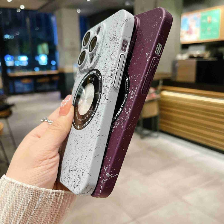 Marble Pattern MagSafe PC Phone Case, For iPhone 13 Pro Max, For iPhone 13 Pro, For iPhone 13, For iPhone 12 Pro Max