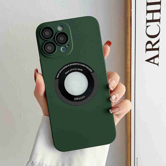 Skin Feel CD Texture MagSafe Magnetic Phone Case, For iPhone 14 Plus, For iPhone 13 Pro Max, For iPhone 13 Pro