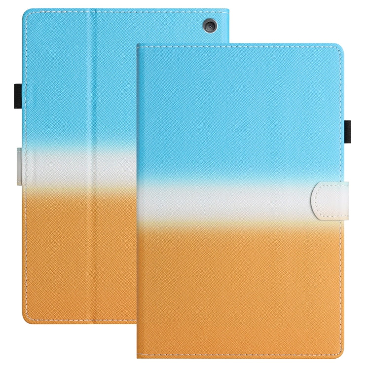 Stitching Gradient Leather Tablet Case, For Amazon Kindle Fire 7 2022, For Amazon Kindle Paperwhite 5 2021, For Amazon Kindle Fire HD8 2018 / 2017 / 2016, For Samsung Galaxy Tab A7 2020 T500 / T505