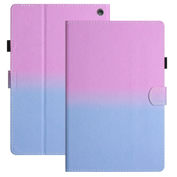 Stitching Gradient Leather Tablet Case, For Amazon Kindle Fire 7 2022, For Amazon Kindle Paperwhite 5 2021, For Amazon Kindle Fire HD8 2018 / 2017 / 2016, For Samsung Galaxy Tab A7 2020 T500 / T505