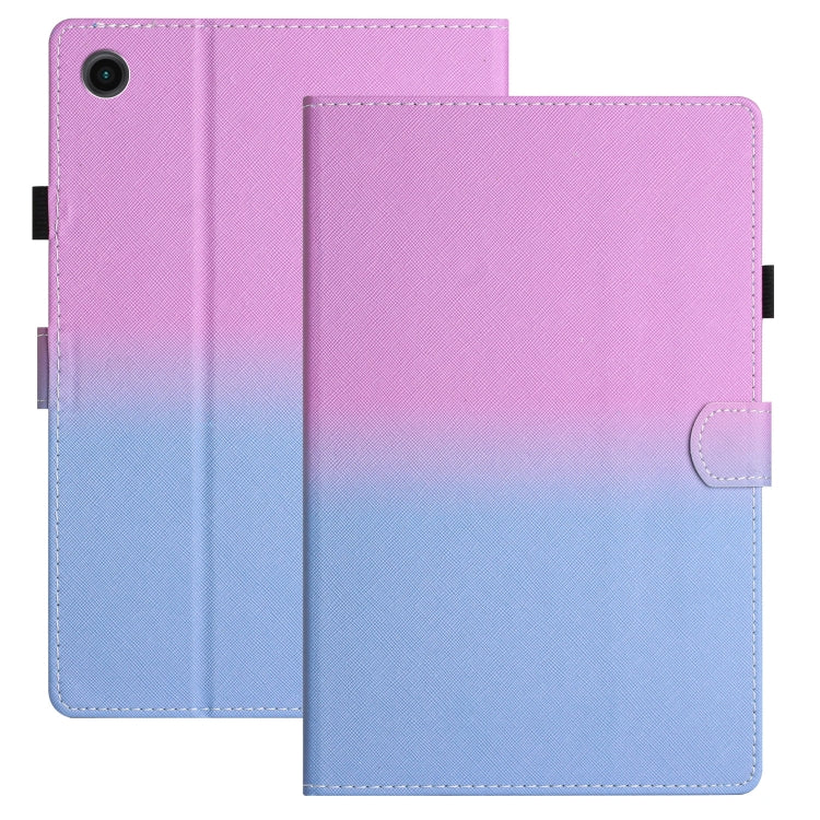 Stitching Gradient Leather Tablet Case, For Samsung Galaxy Tab A8 2021 X205 / X200, For Samsung Galaxy Tab S6 Lite SM-P610, For Lenovo Tab M10 Plus 10.6 3rd Gen 2022, For Lenovo Tab M10 HD Gen 2