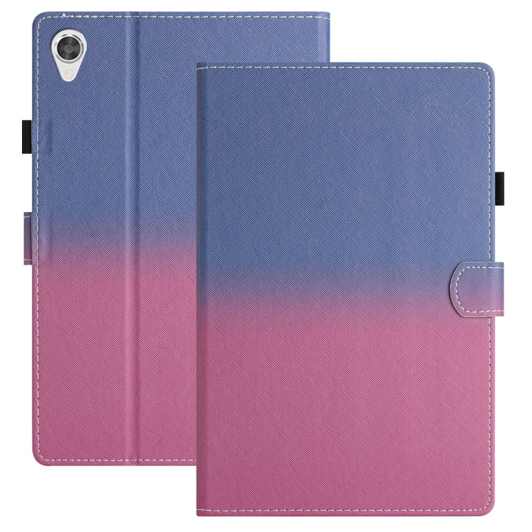 Stitching Gradient Leather Tablet Case, For Samsung Galaxy Tab A8 2021 X205 / X200, For Samsung Galaxy Tab S6 Lite SM-P610, For Lenovo Tab M10 Plus 10.6 3rd Gen 2022, For Lenovo Tab M10 HD Gen 2