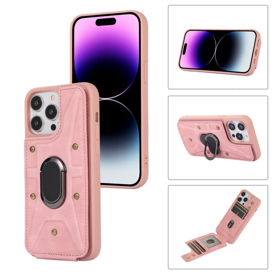 Armor Ring Wallet Back Cover Phone Case, For iPhone 14 Pro, For iPhone 14 Plus, For iPhone 14 Pro Max, For iPhone 13