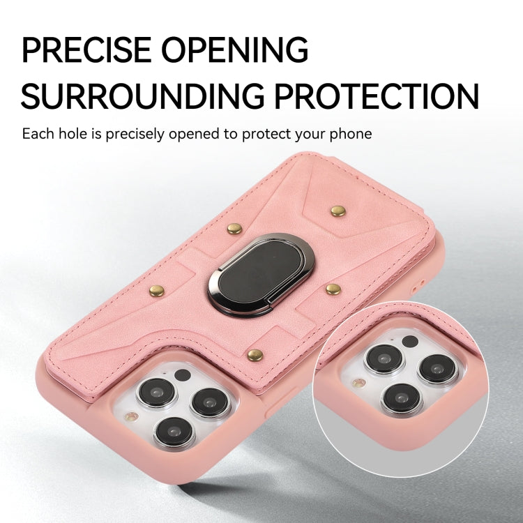 Armor Ring Wallet Back Cover Phone Case, For iPhone 14 Pro, For iPhone 14 Plus, For iPhone 14 Pro Max, For iPhone 13