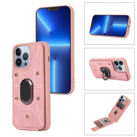 Armor Ring Wallet Back Cover Phone Case, For iPhone 13 Pro, For iPhone 13 Pro Max, For iPhone 12 / 12 Pro, For iPhone 12 Pro Max