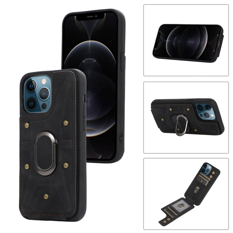 Armor Ring Wallet Back Cover Phone Case, For iPhone 11, For iPhone 11 Pro, For iPhone 11 Pro Max, For iPhone X / XS