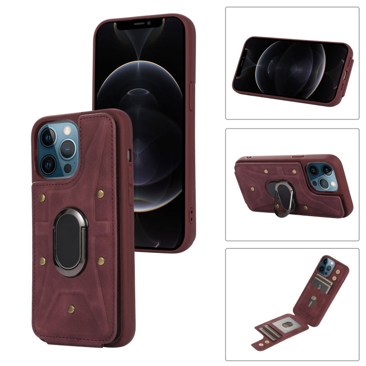 Armor Ring Wallet Back Cover Phone Case, For iPhone 11, For iPhone 11 Pro, For iPhone 11 Pro Max, For iPhone X / XS