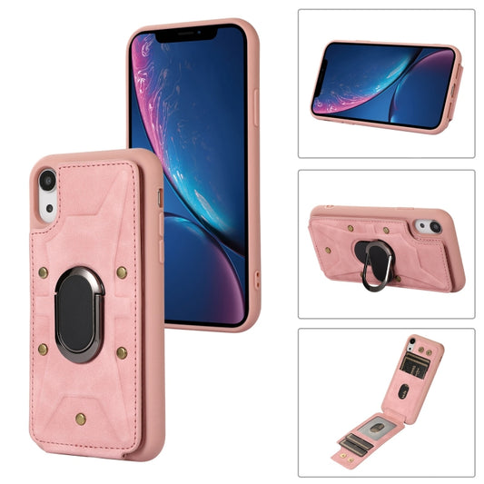 Armor Ring Wallet Back Cover Phone Case, For iPhone XR, For iPhone XS Max, For iPhone SE 2022 / 2020 / 8 / 7, For iPhone 8 Plus / 7 Plus