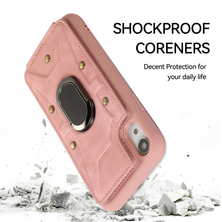 Armor Ring Wallet Back Cover Phone Case, For iPhone XR, For iPhone XS Max, For iPhone SE 2022 / 2020 / 8 / 7, For iPhone 8 Plus / 7 Plus