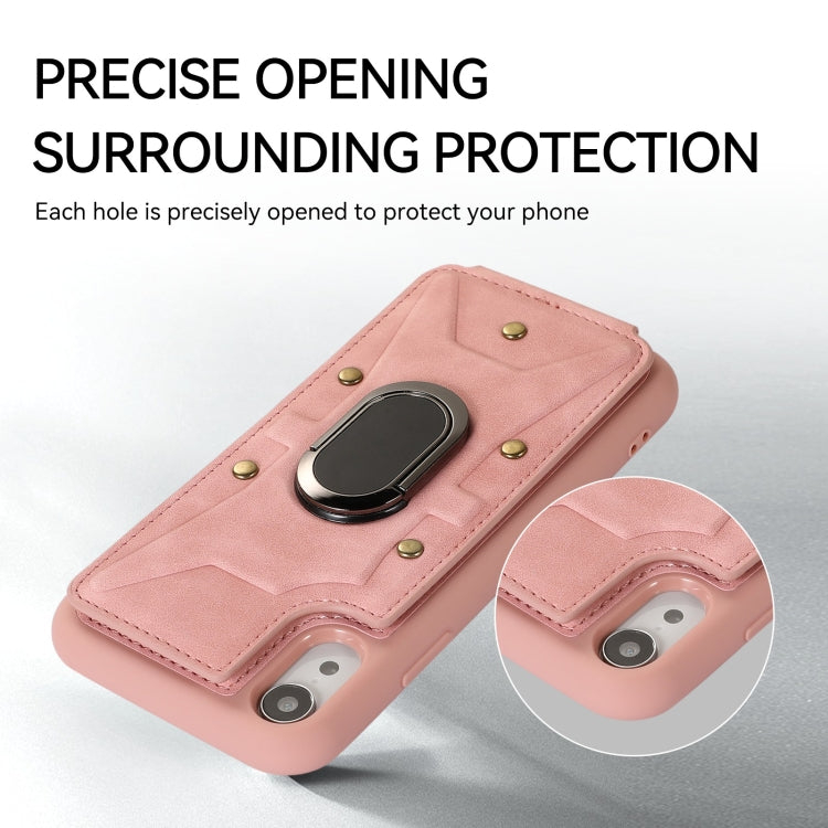Armor Ring Wallet Back Cover Phone Case, For iPhone XR, For iPhone XS Max, For iPhone SE 2022 / 2020 / 8 / 7, For iPhone 8 Plus / 7 Plus