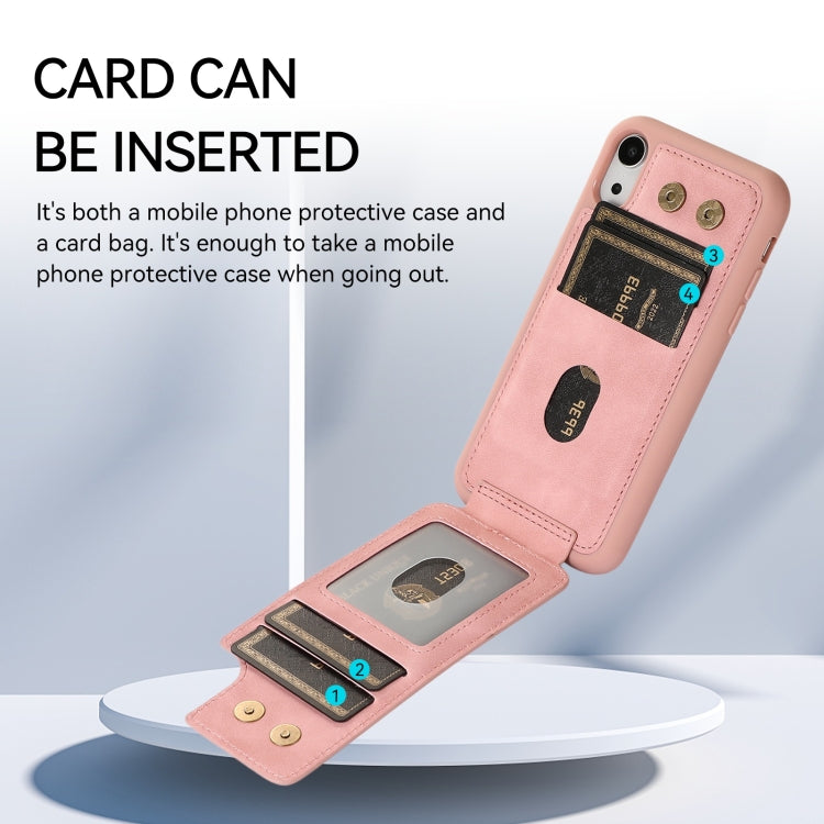 Armor Ring Wallet Back Cover Phone Case, For iPhone XR, For iPhone XS Max, For iPhone SE 2022 / 2020 / 8 / 7, For iPhone 8 Plus / 7 Plus