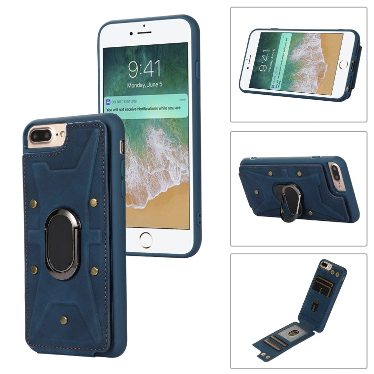 Armor Ring Wallet Back Cover Phone Case, For iPhone XR, For iPhone XS Max, For iPhone SE 2022 / 2020 / 8 / 7, For iPhone 8 Plus / 7 Plus