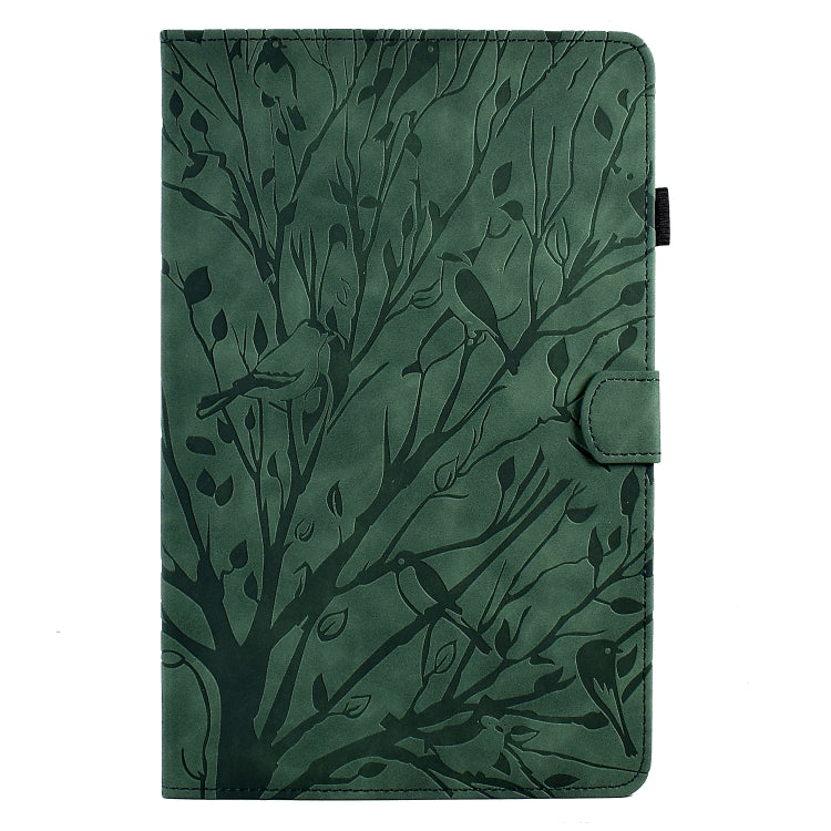 Fortune Tree Pressure Flower PU Tablet Case with Wake-up / Sleep Function, For iPad 10.2 2019 2020 / iPad 10.5 2017 2019, For iPad 10.9 2022 / 2025, For iPad Air / Air 2 / 9.7 2017 2018, For iPad Pro 11 / Air 4 10.9 2020 / Air 5 10.9
