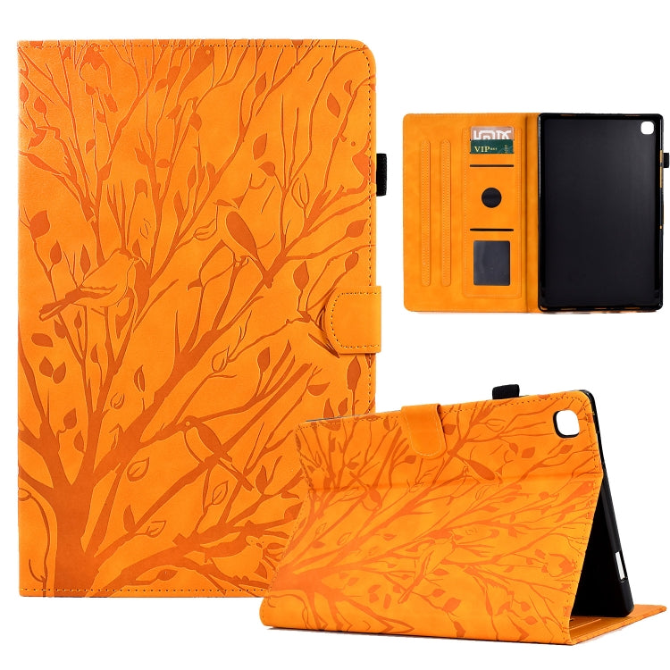 Fortune Tree Pressure Flower PU Tablet Case with Wake-up / Sleep Function, For iPad 10.2 2019 2020 / iPad 10.5 2017 2019, For iPad 10.9 2022 / 2025, For iPad Air / Air 2 / 9.7 2017 2018, For iPad Pro 11 / Air 4 10.9 2020 / Air 5 10.9