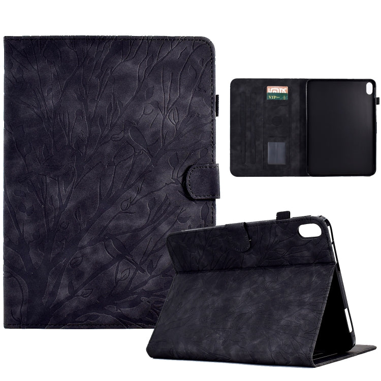 Fortune Tree Pressure Flower PU Tablet Case with Wake-up / Sleep Function, For iPad 10.2 2019 2020 / iPad 10.5 2017 2019, For iPad 10.9 2022 / 2025, For iPad Air / Air 2 / 9.7 2017 2018, For iPad Pro 11 / Air 4 10.9 2020 / Air 5 10.9