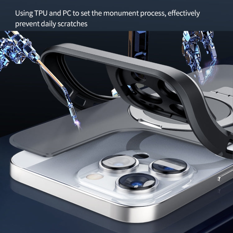 MagSafe Magnetic Metal Holder Phone Case, For iPhone 14, For iPhone 14 Plus, For iPhone 14 Pro, For iPhone 13 Pro Max