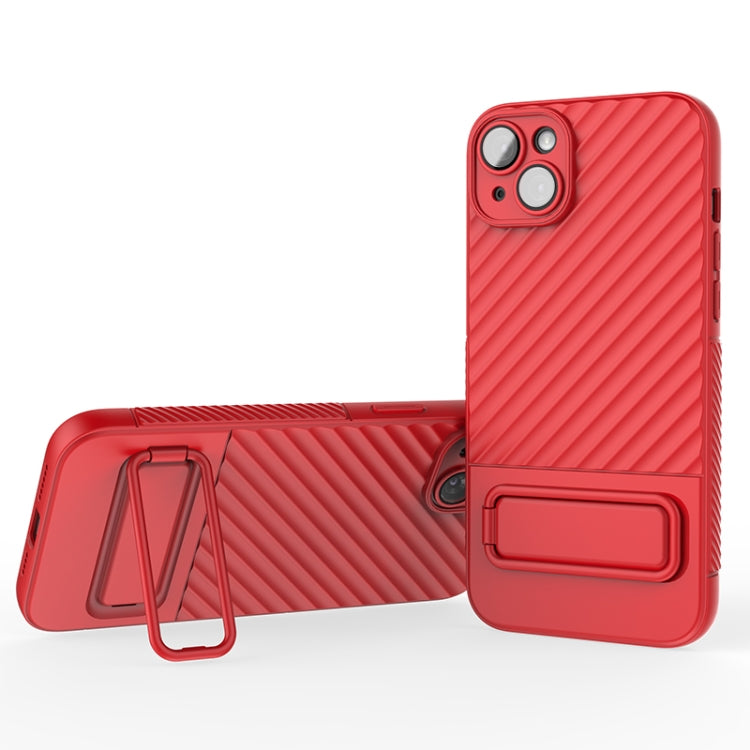 Wavy Texture TPU Phone Case with Lens Film, For iPhone 14, For iPhone 15 Pro Max, For iPhone 14 Plus, For iPhone 15 Pro