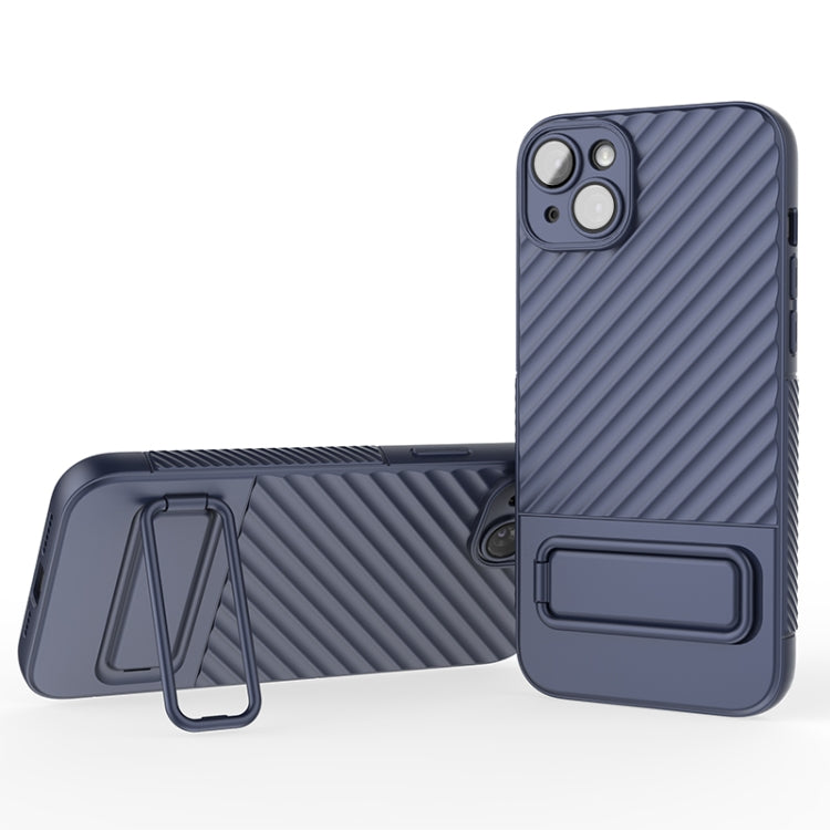 Wavy Texture TPU Phone Case with Lens Film, For iPhone 14, For iPhone 15 Pro Max, For iPhone 14 Plus, For iPhone 15 Pro